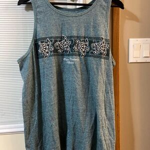 Maui and Sons Blue Tank Top for Men